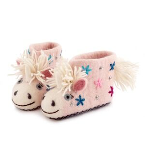 NEW Celeste the Unicorn Children's Wool Slipper